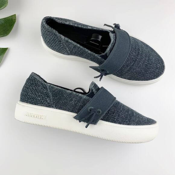 Blueview Pacific Shoes Biodegradable Plant Based Grey Knit Soleic Women’s 6.5 - Picture 1 of 13